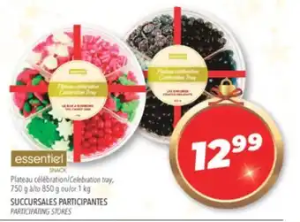 Familiprix Essential celebration tray 750 g to 850 g or 1 kg offer