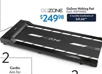 Walmart Gozone walking pad offer