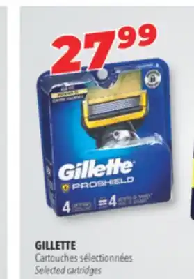 Familiprix Gillette selected cartridges offer
