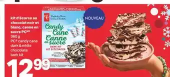 L'Intermarché Kit d'ecorce au chocolat noir et blanc, canne en sucre , 360g offer