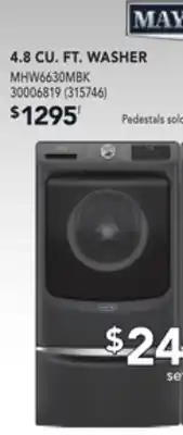 RONA Maytag 4.8 cu. ft. washer offer