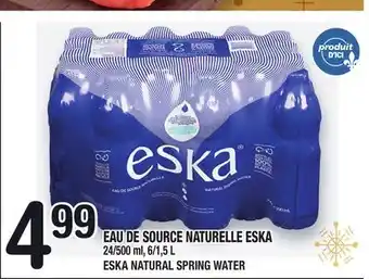 Marche Ami Eau de source naturelle eska | eska natural spring water offer