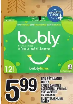 Marche Ami Eau pétillante bubly | bubly sparkling water offer