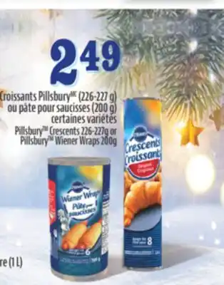 L'Intermarché Croissants (226-227 g) ou pâte pour saucisses (200 g) offer