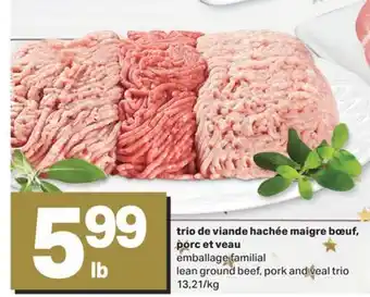 L'Intermarché Trio de viande hachée maigre bœuf, porc et veau offer