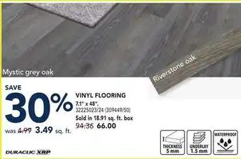 RONA Duraclic vinyl flooring 7.1 x 48 offer