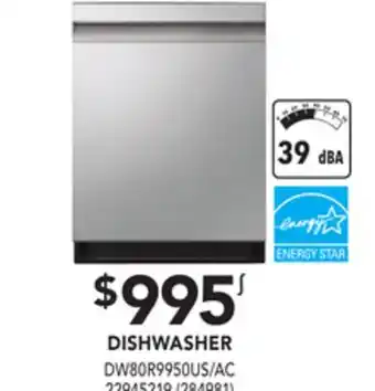 Réno Dépôt Samsung dishwasher offer