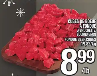 Marche Ami Cubes de boeuf à fondue | fondue beef cubes offer