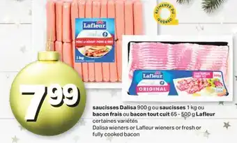 L'Intermarché Saucisses dalisa 900 g ou saucisses 1 kg ou bacon frais ou bacon tout cuit 65 - 500 g offer