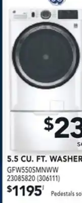 RONA Ge appliances 5.5 cu. ft. washer offer