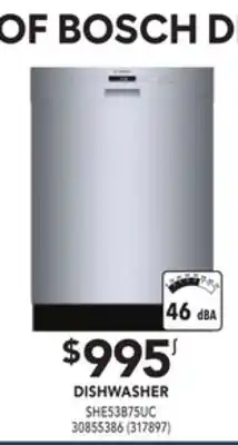 Réno Dépôt Bosch dishwasher offer