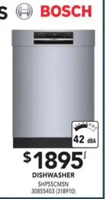 Réno Dépôt Bosch dishwasher offer