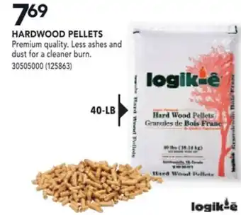 Réno Dépôt Logik-e hardwood pellets offer