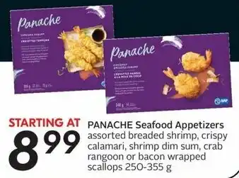 Sobeys PANACHE Seafood Appetizers offer