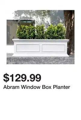 Wayfair Abram window box planter offer