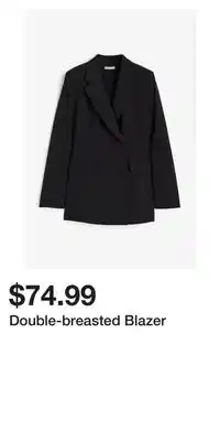 H&M Double-breasted blazer offer