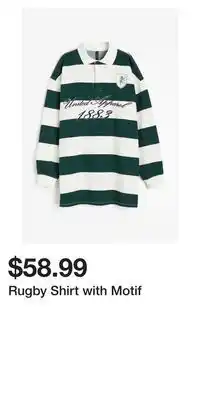 H&M Rugby shirt with motif offer