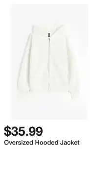 H&M Oversized hooded jacket offer