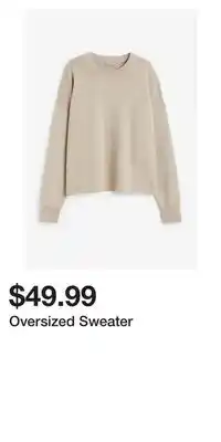 H&M Oversized sweater offer