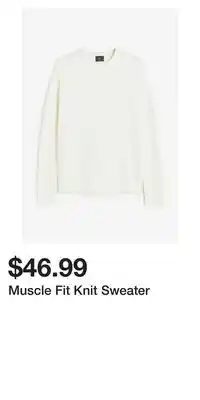 H&M Muscle fit knit sweater offer