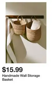 H&M Handmade wall storage basket offer