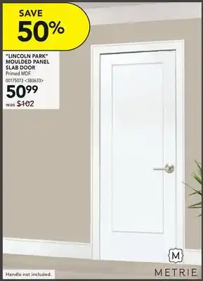 RONA Metrie lincoln park moulded panel slab door offer