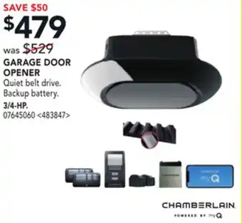RONA Garage door opener 3/4-hp offer