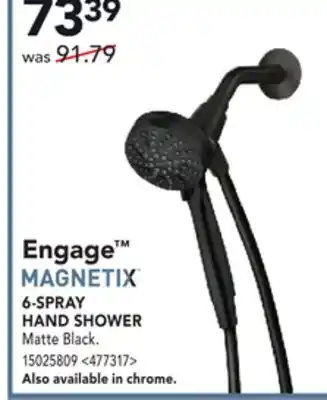 RONA Moen engage magnetix 6-spray hand shower offer