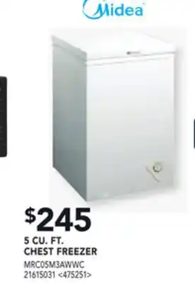 RONA Midea 5 cu. ft. chest freezer offer