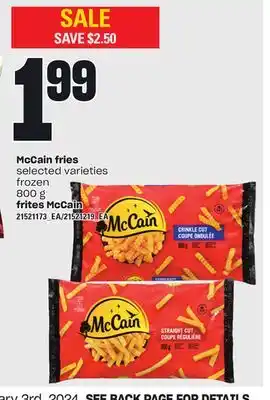 Independent City Market Frites mccain, 800 g offer