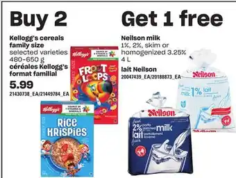Independent City Market Céréales kellogg's format familial, 480-650 g offer