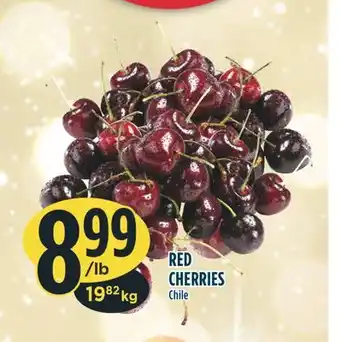 Marché Adonis Red cherries offer