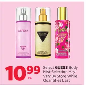 Rexall Select guess body mist offer