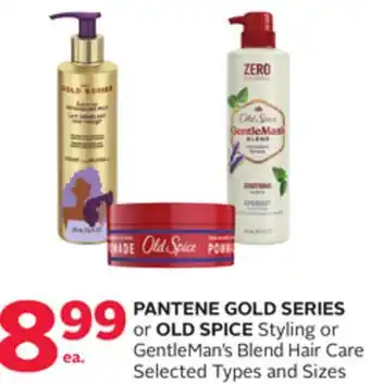 Rexall Pantene gold series or old spice styling or gentleman's blend hair care offer