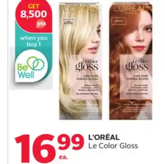 Rexall L' oréal le color gloss offer