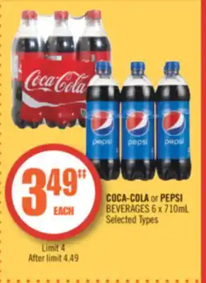 Shoppers Drug Mart Coca-cola or pepsi beverages offer