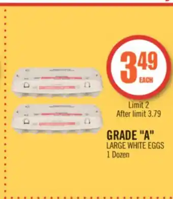 Shoppers Drug Mart Grade a large white eggs 1 dozen offer
