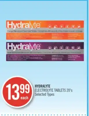 Shoppers Drug Mart Hydralyte electrolyte tablets offer
