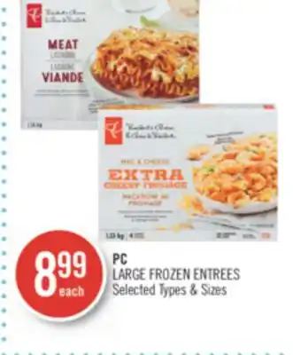 Shoppers Drug Mart Pc large frozen entrees offer