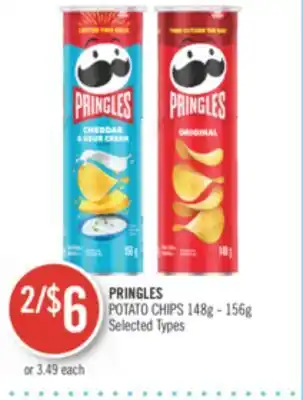 Shoppers Drug Mart Pringles potato chips offer