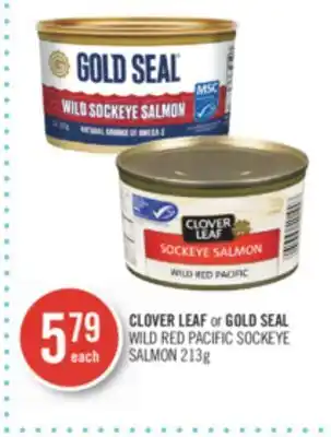 Shoppers Drug Mart Clover leaf or gold seal wild red pacific sockeye salmon offer