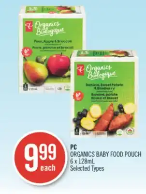Shoppers Drug Mart Pc organics baby food pouch offer