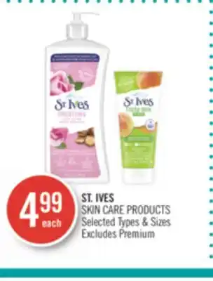 Shoppers Drug Mart St. ives skin care products offer