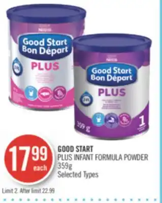 Shoppers Drug Mart Good start plus infant formula powder offer
