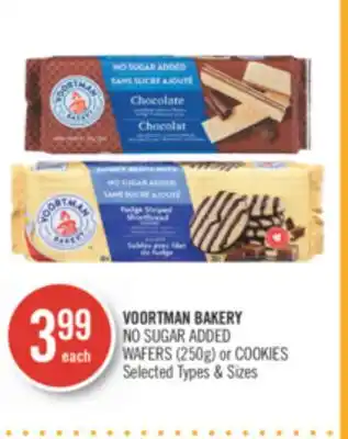 Shoppers Drug Mart Voortman bakery no sugar added wafers or cookies offer