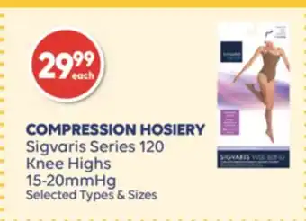Wellwise by Shoppers Compression hosiery sigvaris series 120 knee highs 15-20mmhg offer