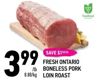 Coppa's Fresh Market Fresh ontario boneless pork loin roast offer