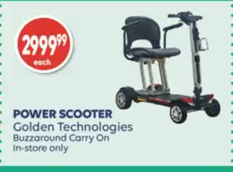 Wellwise by Shoppers Power scooter golden technologies offer