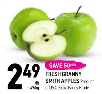 Fresh granny smith apples