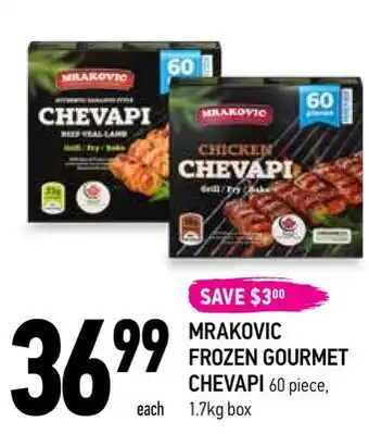 Coppa's Fresh Market Mrakovic frozen gourmet chevapi offer